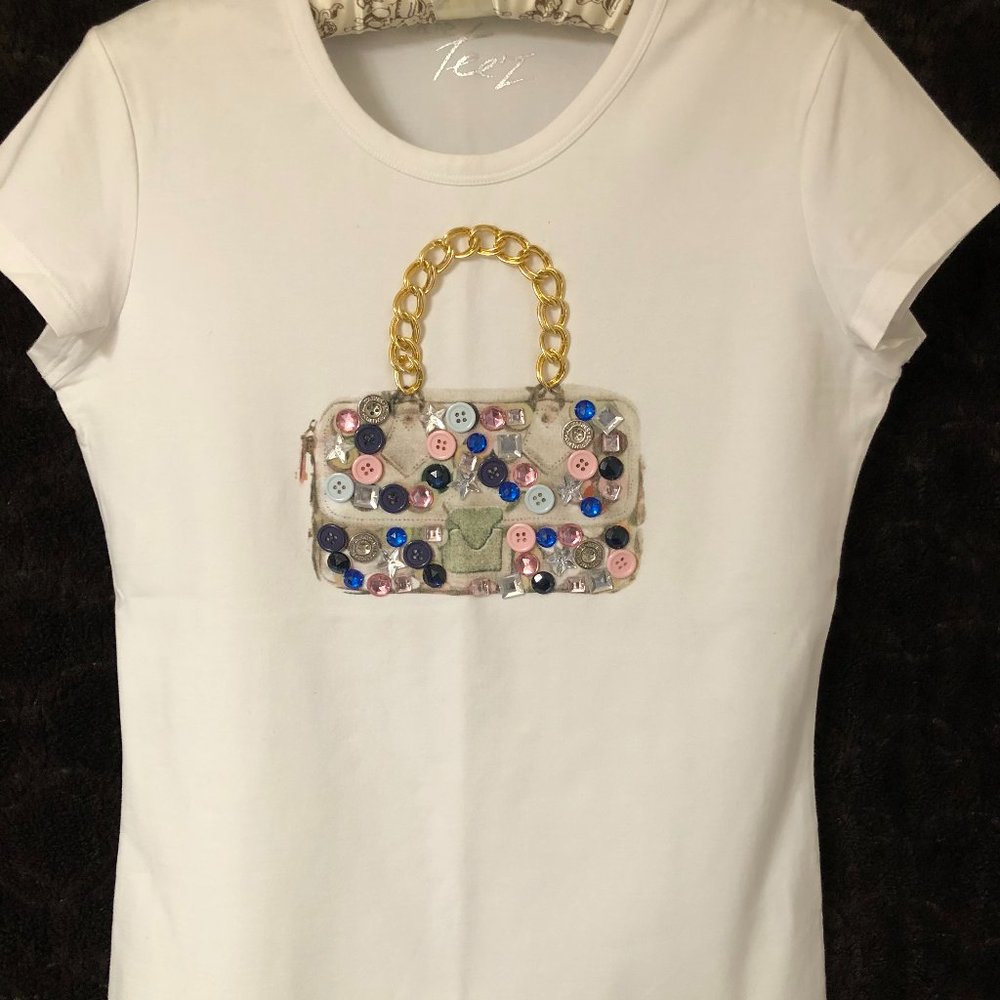 Vintage (90s) Embellished "Purse" T-shirt